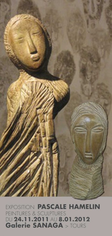 pascale hamelin,scutpture,peinture,femme,paris,exposition,tours,sanaga,rencontres,sensation,esprit